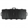 Maleta fusil rígida con ruedas 122 mm negra Corso